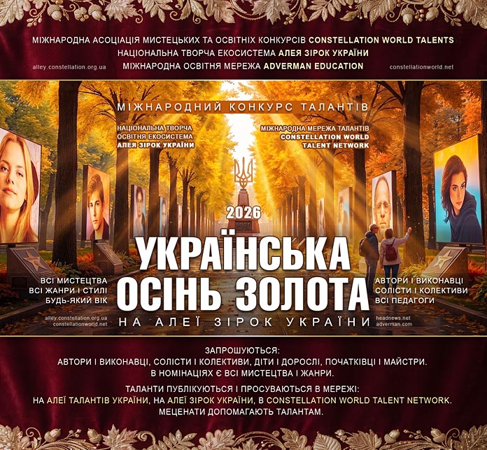 Міжнародний конкурс УКРАЇНСЬКА ОСІНЬ ЗОЛОТА | UKRAINIAN GOLDEN AUTUMN